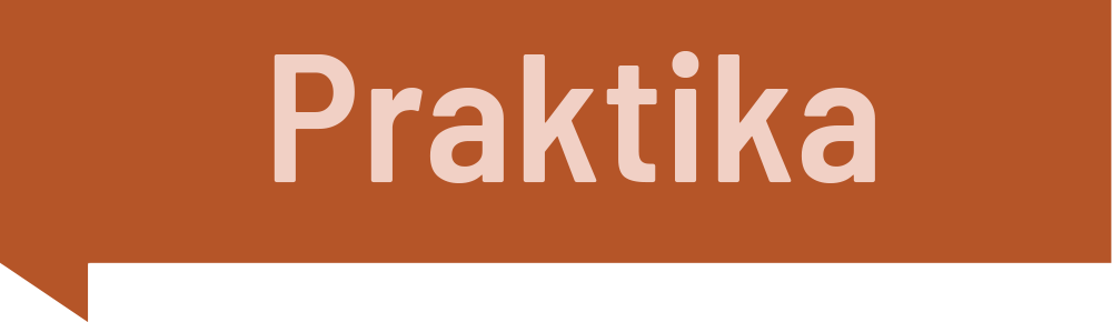 Orangene Fahne mit der Aufschrift Praktika